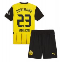 Dětský fotbalový dres Borussia Dortmund Emre Can #23 2024-25 Domácí Krátký Rukáv (+ trenýrky)